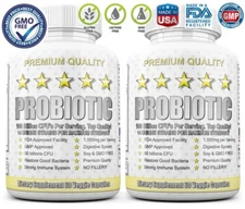 2X ULTRA PROBIOTIC 50-100 Billion CFUs NOW WHOLE ULTIMATE FLORA PRIMAL RESEARCH