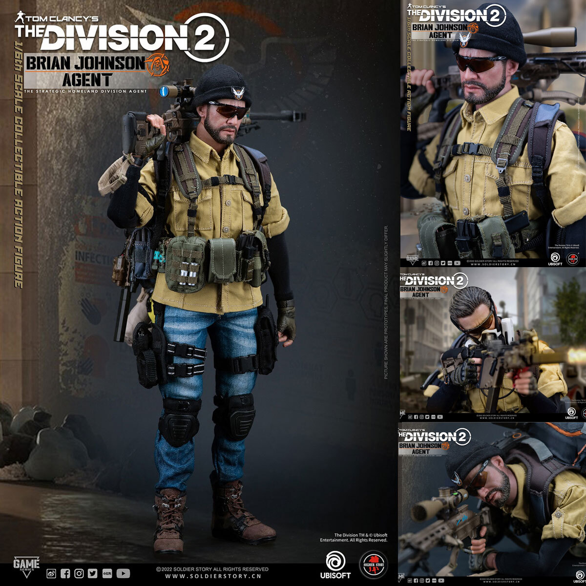 Soldier Story 1/6 ディビジョン2 エージェント ブライアン Soldier Story (SS-G006) 1/6 Scale The Division 2 - Agent