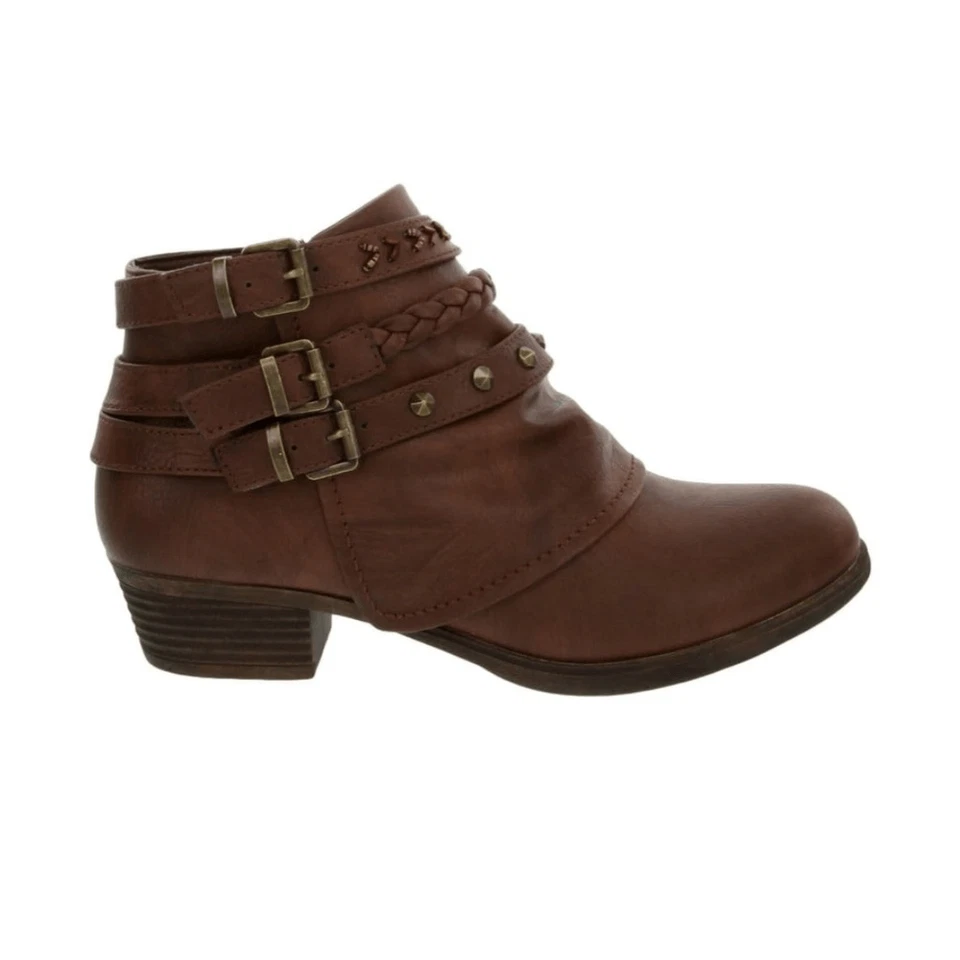 Vestido para mujer Sugar tacón bloque tobillo cremallera botín talla 9 NUEVO #H725 Foto 2 de 4