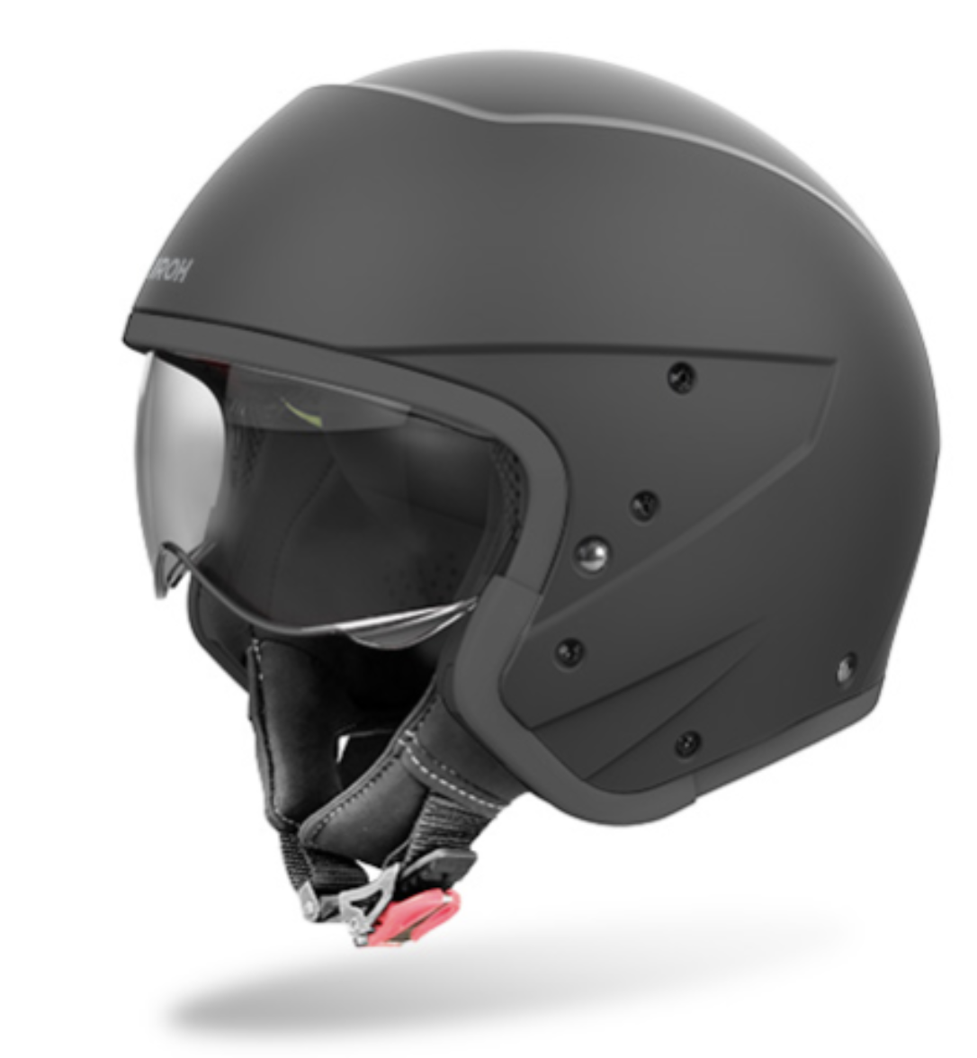 AIROH HELMET JET MOTORBIKE J1 J 110 COLOR BLACK MATT SZ. L eBay