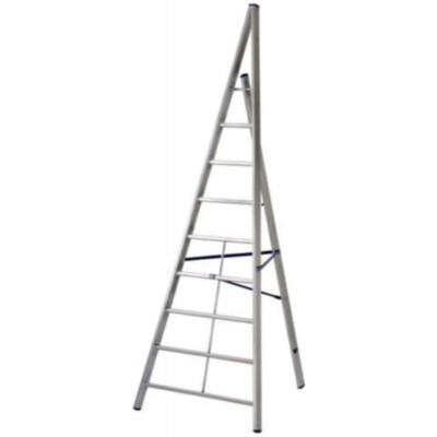 Aluminiumleiter Gierre Trittika - 8 Stufen, H 277 cm, robust und leicht