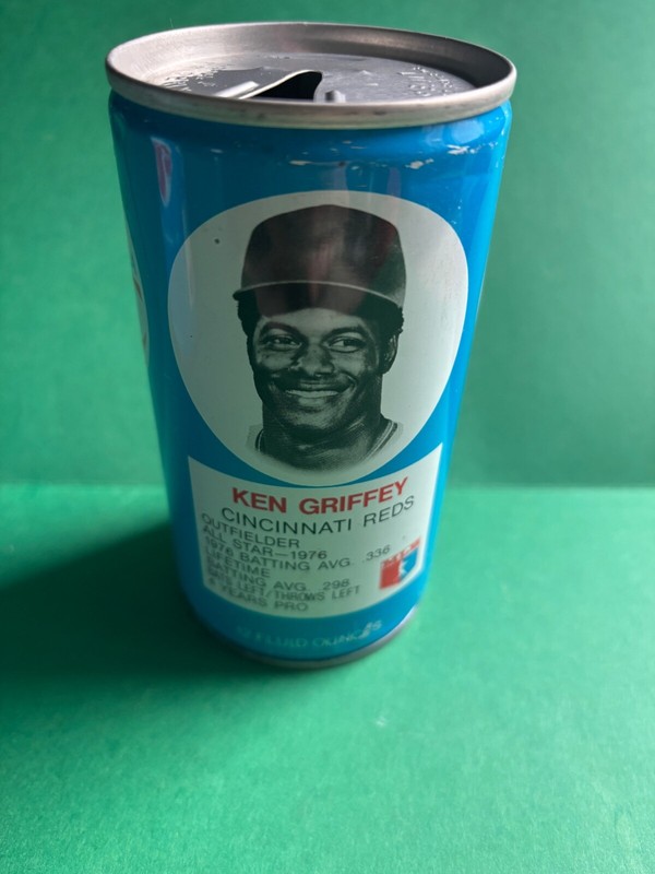 1978 Royal Crown RC Cola Collector Series Cinncinati Reds Can KEN GRIFFEY