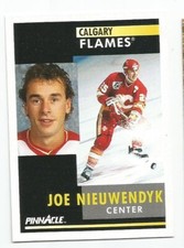 JOE NIEUWENDYK 1991-92 PINNACLE CARD NM-MT+ CONDITION