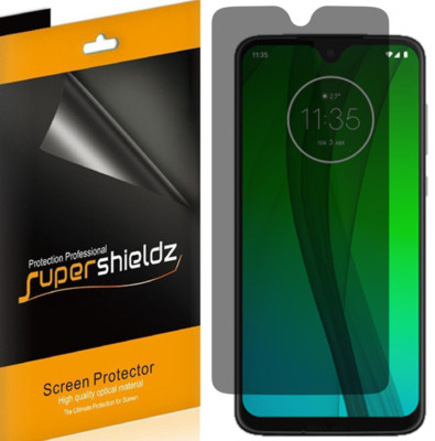 2-Pack Supershieldz Privacy Anti-Spy Screen Protector for Motorola Moto G7 Plus