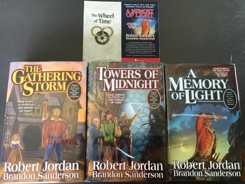 THE WHEEL OF TIME 3 Final 1/1 HC BRANDON SANDERSON Robert Jordan GATHERING STORM