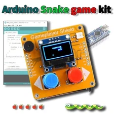 Arduino diy kit,Snake game,Easy to program ARDUINO game console,Nano Board