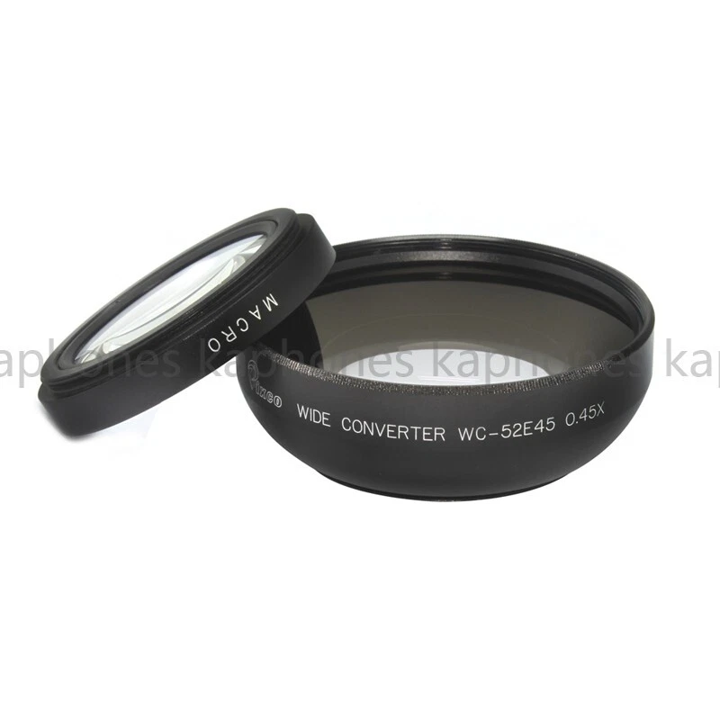 52mm 0.45X Wide Angle Macro Lens For Canon Nikon Pentax Sony Panasonic Camera - Image 4 of 4