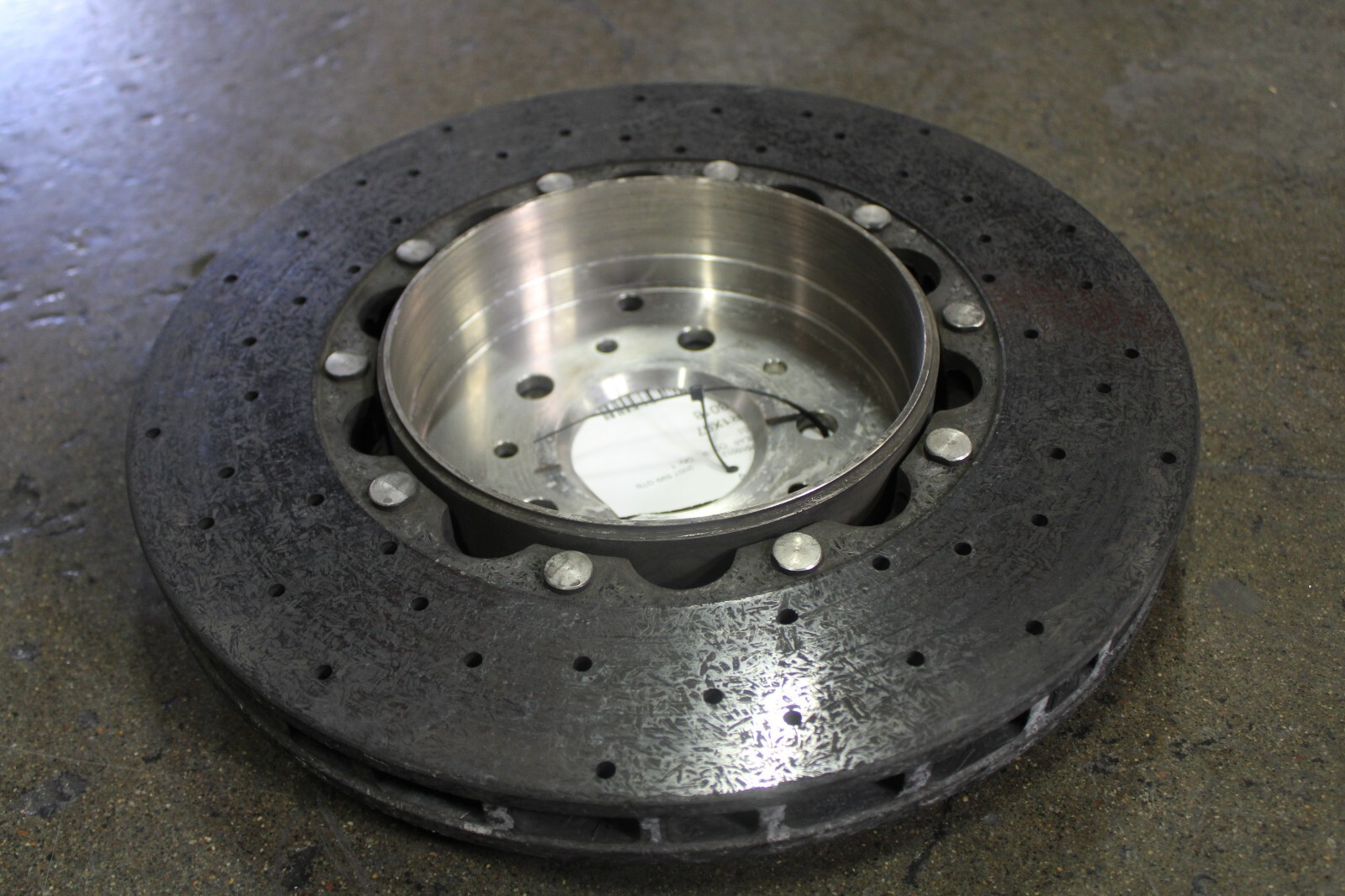Ferrari 599, 612, Rear CCM Carbon Brake Rotor, Used, P/N 216835