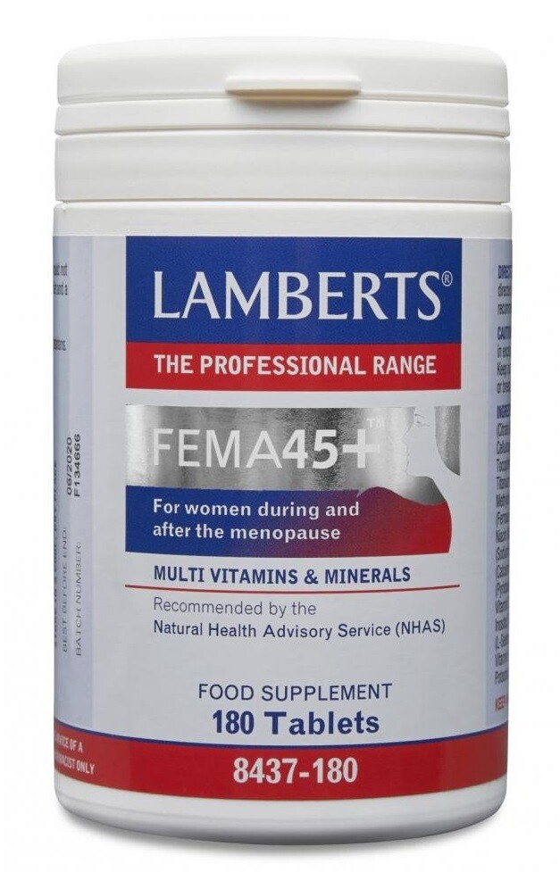Lamberts Fema45+ Tablets (180) BBE 06/2027