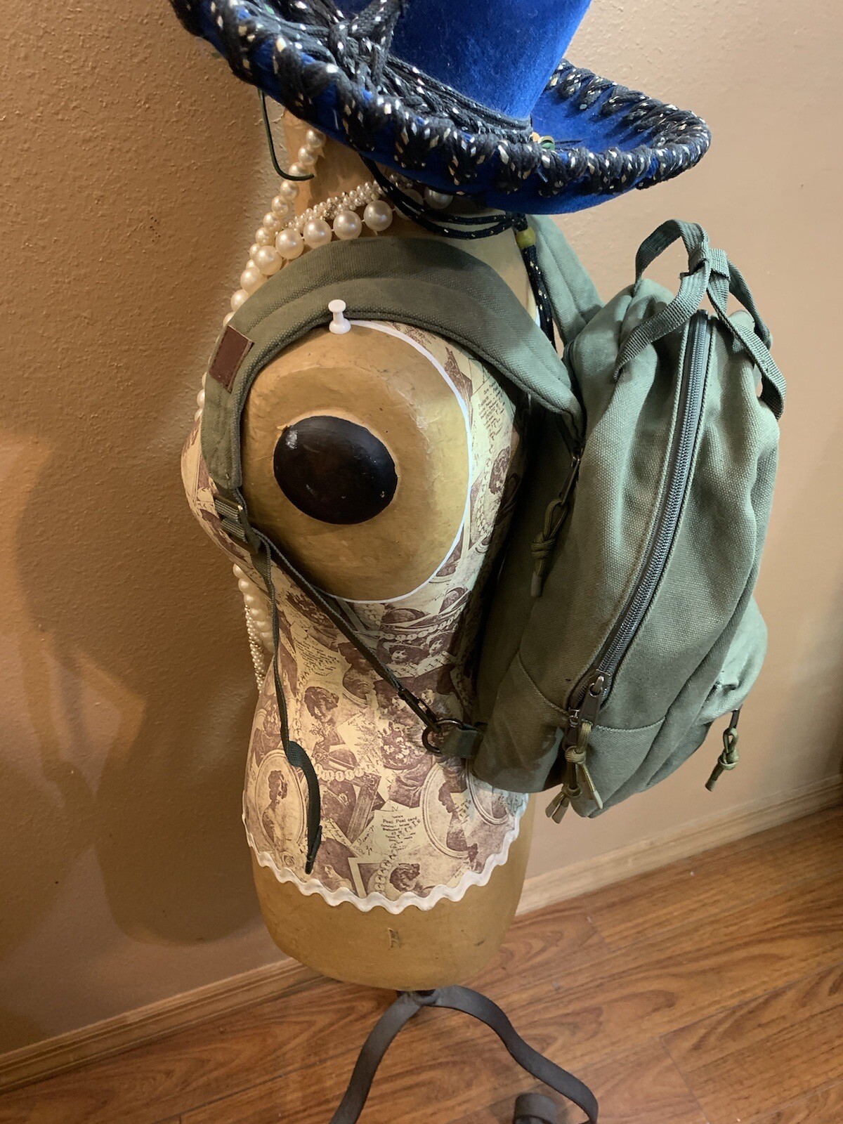 Braxton Olive Green Backpack - image 4