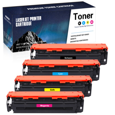 1-4 XXL Toner Kompatibel für HP 507A 507X 410X 201X 201A CE400X CF400X CF410X