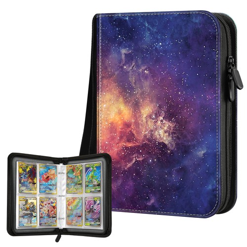 Trading Card Binder for 208 Cards with 52 Sleeves Collectible Trading Card Album - Picture 8 of 8