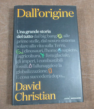 DAL'ORIGINE David Christian 1a edizione Mondadori 2019 grande storia del tutto