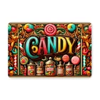 Vintage Candy Aluminum for Room Tin Metal Signs Home Décor 8x12