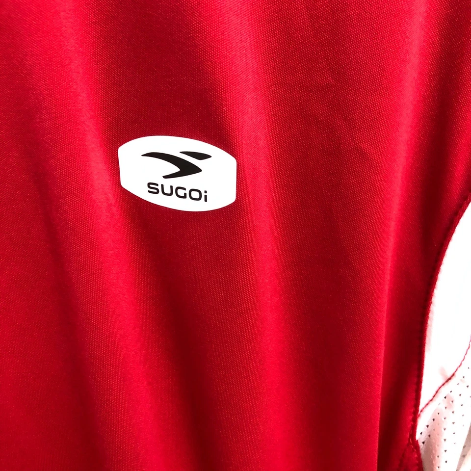 Sugoi Cycling Jersey Extra Large Adult Red Full Zip Short Sleeve Performance Men - Image 3 of 4