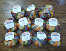 NWT 500g 1370 yds Lot 10 Adriafil Knitcol 100% Lama Merino Superwash Wool DK