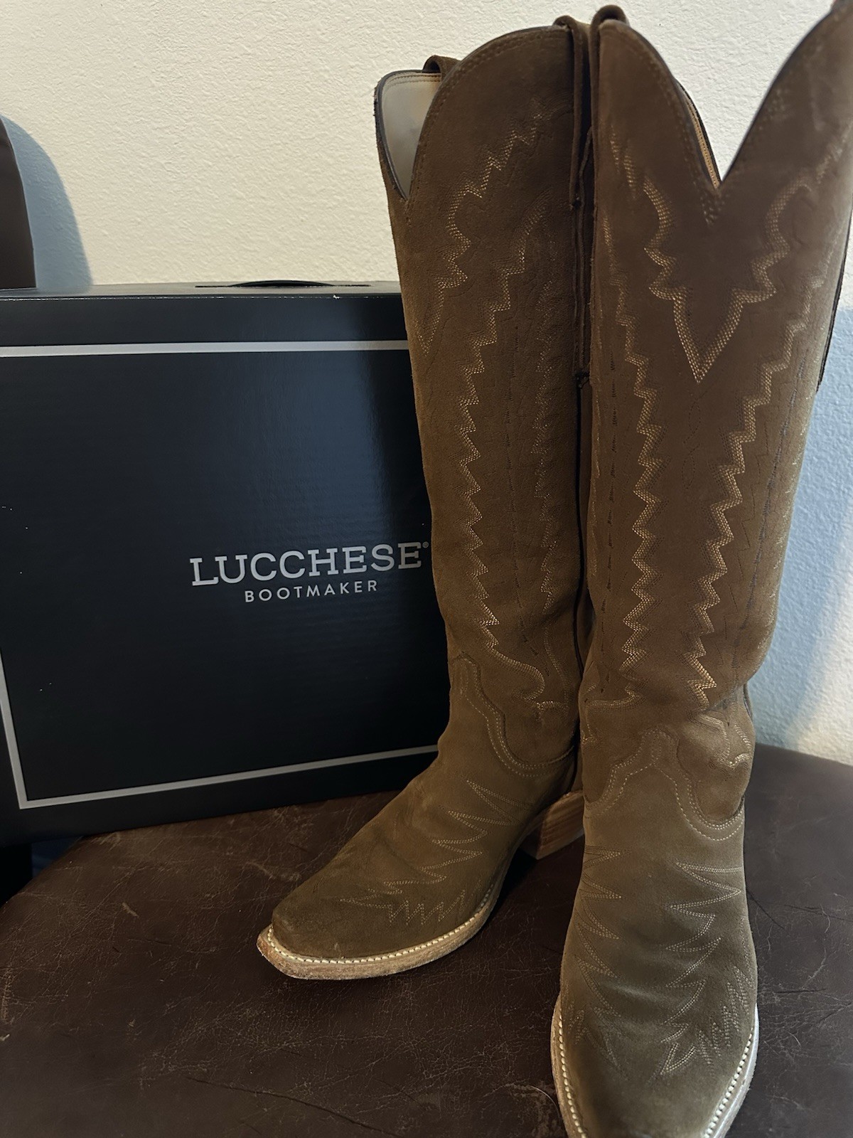 Lucchese Priscilla Suede Boots for Women Stylish Comfort