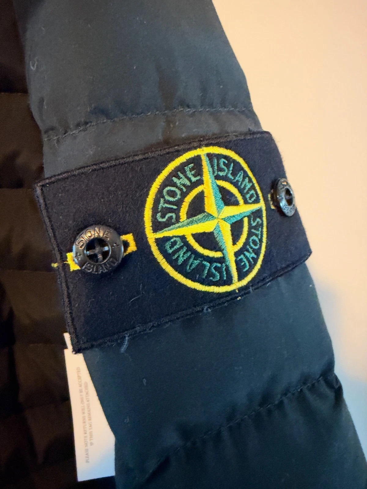 Stone Island 42725 O-Cotton/R-Nylon Tela Jacket Black XL NWT image 7