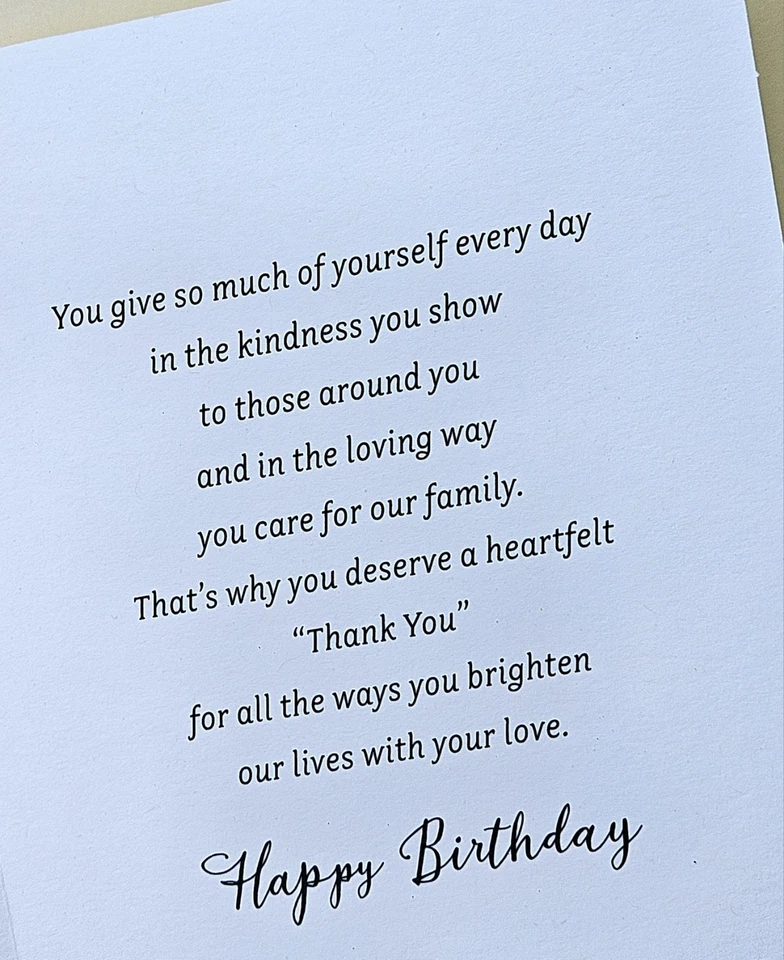 ¡Feliz cumpleaños, mamá! Love You, Mom!/Sello distintivo/Tarjeta de felicitación (incl. Sobre 5×7") Foto 3 de 4