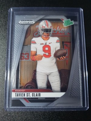 Tavien St. Clair - Prizm Draft Picks 2025 - Ohio State Buckeyes - Rated Prospect