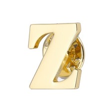 Letter Lapel Pins, Initial Alphabet Letter Z Collar Pins Letter Brooch Pins