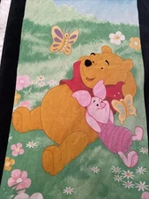 Vintage Kids Pooh Beach Towel Disney Approx 56x26”