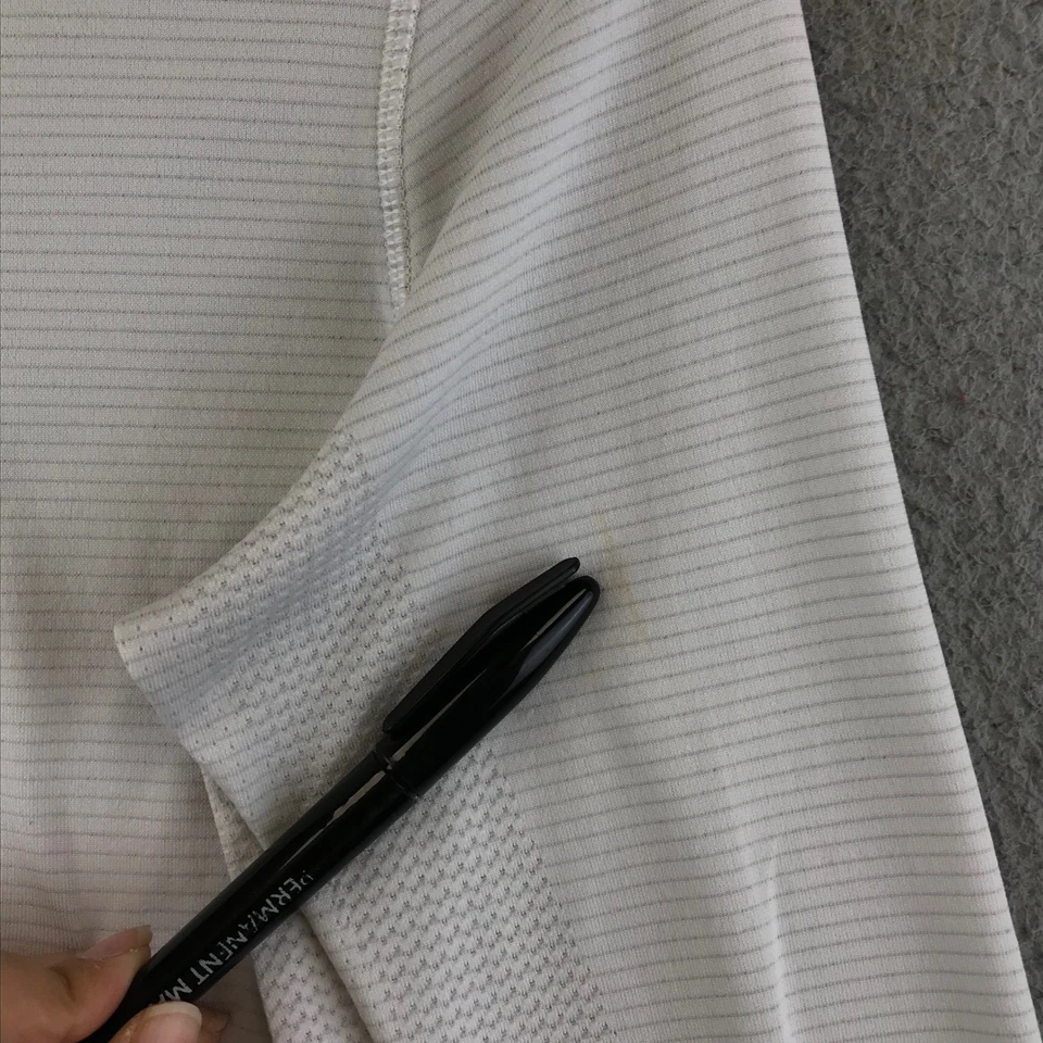 Camisa Top Lululemon Swiftly Tech Manga Larga Cuello Redondo Blanca Talla 6 Atlética Foto 4 de 4