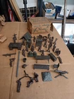 MARX WW2 Sea And Air Defense U.S. Plastic Toy Army Men Soldiers SEE DESCRIPTION