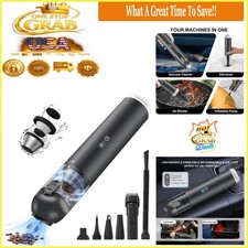 Cordless Handheld Car Vacuum 15000PA, HEPA Filter, Portable, 2-in-1