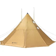 Tipi tent camping hot tent, bromance 70 stove tent for 2-4 person