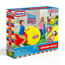 Little Tikes Inflatable Seesaw Rocker Ride-On   Indoor/Outdoor Bouncy Teeter Tot