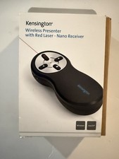 Kensington Wirless Presenter w Red Laser Nano Receiver NEW