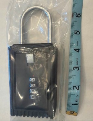 4 Digit Combo Lock Box Realtor Case Shackle Outdoor