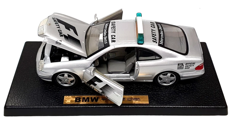 Anson 1/18 Scale 30369 - Mercedes Benz CLK AMG F1 Safety Car - Silver - Image 4 of 4