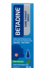 Betadine Sore Throat Spray - 50ml (Ships from USA)