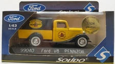 Solido 99040 1:43 Yellow & Black Ford V8 Pennzoil Truck Die Cast Limited Edition