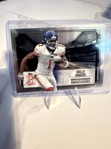2024 Topps Signature Class - Gridiron Ambassadors Malik Nabers #GA-6 (RC)