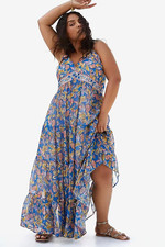 Anthropologie Vineyard Tiered Maxi Dress Verb by Pallavi Singhee Size 4 NWT