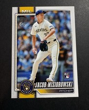 2026 Topps Series 1 Jacob Misiorowski #10 RC Milwaukee Brewers