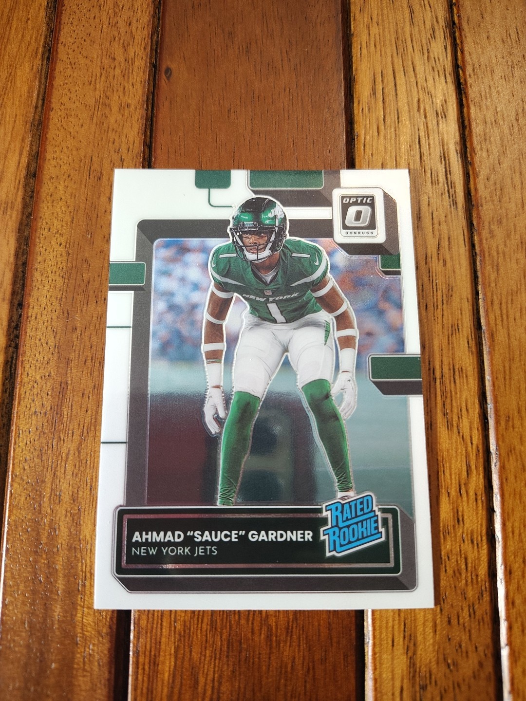2022 Optic Ahmad "Sauce" Gardner Rated Rookie #228 New York Jets