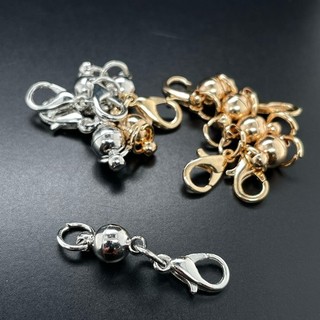 9'ER. SET MAGNETVERSCHLUß BICOLOR MIT KARABINER SCHMUCKJAGD