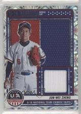 2023 Panini USA Baseball Stars & Stripes Fireworks Jun-Wei Zheng #U18-JWZ 1xd