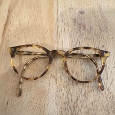 Oliver Peoples Round Tortoise Acetate Full Rim Eyeglass Frames
