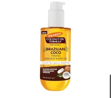 Palmer's Coconut Oil Formula Brazilian Firming Body Oil with Vitamin E, 6.5 Oz
