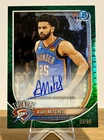 Ajay Mitchell Autograph #BCA-AL Reptilian Green Refractor /99 OKC Bowman Chrome