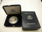 US Mint American Eagle 2000 P Proof 1oz Silver Coin w. Box & Case No COA