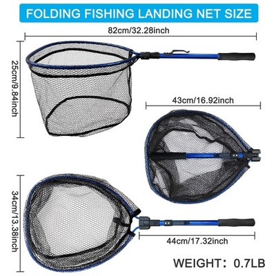 LBW Collapsible Rubber Fishing Net with Handle, Folding Kayak Net for Freshwa... | eBay LBW Collapsible Rubber Fishing Net with Handle, Folding Kayak Net for Freshwa... | eBay