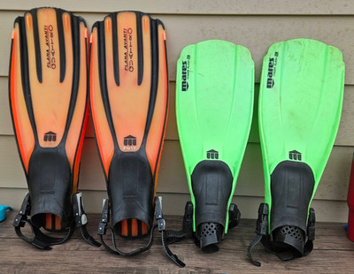 Mares Plana Avanti Quattro Size Regular + MaresPower Plana SL Fins Size Small R1