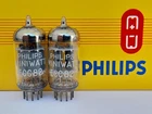 2x ECC82 / 12AU7  tubes   PHILIPS  Miniwatt -  ECC 82  -  1965