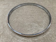 TAMA JAPAN Vintage 22" Bass Drum Hoop Chrome w/ White Inlay